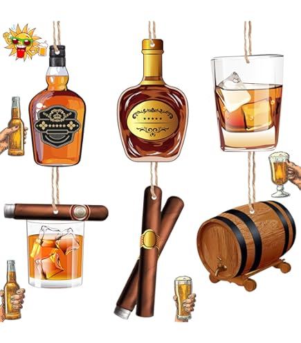 Amazon.co.jp: クリスマスウイスキーパーティーオーナメント 木製